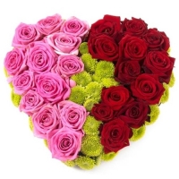 Love In Bloom Heart-Shaped flowers