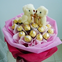 Ferrero Rocher Bear Bouquet
