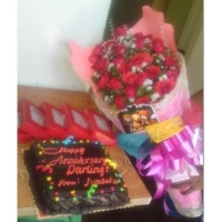 RED ROSES BOUQUET #123