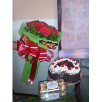 RED ROSES BOUQUET #54