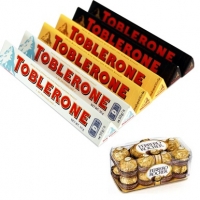 Mix toblerone w/200 g ferrero
