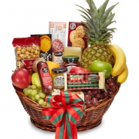 Gourmet Fruit & Snack Basket